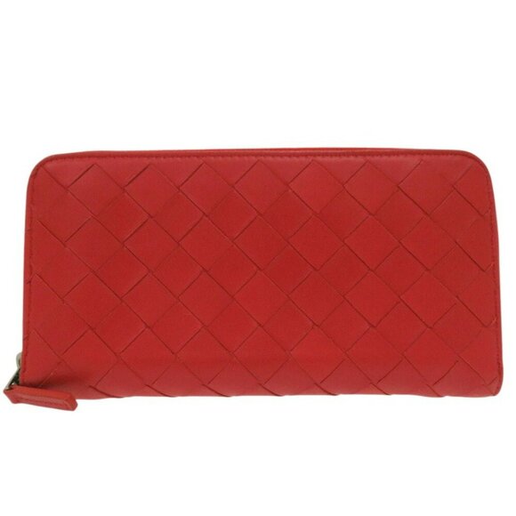 Bottega Veneta Handbags - BOTTEGA VENETA Pink Leather Intrecciato Wallet